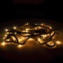 GUIRNALDA LUCES NAVIDAD LED CUERDA 100 MICROLED BLANCO CALIDO LUZ NAVIDAD INTERIORES Y EXTERIORES IP44