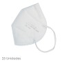 MASCARILLA FFP2 PLEGABLE BLANCA CAJA 25 UNIDADES (ENVASADAS INDIVIDUALMENTE)