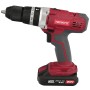 TALADRO ATORNILLADOR PERCUTOR 20 V. BATERIA LITO DE 2,0 AH CON 1 BATERIA  Y MALETIN
