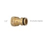 ADAPTADOR MANGUERA LATON  1/2 HEMBRA, ADAPTADOR GRIFO, CONECTOR GRIFO A CONECTOR RAPIDO