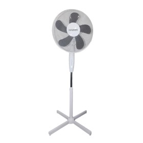VENTILADOR PIE Ø 40 X143 CM. 40 W. OSCILACIÓN AUTOMATICA, ALTURA REGULABLE, CABEZAL INCLINABLE, BASE ESTABLE 60X60 