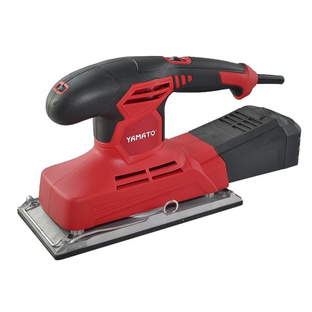 LIJADORA ORBITAL YAMATO 300 WATT. BASE ALUMINIO 230X115 MM. 6.000 / 12.000 R.P.M. CON VELOCIDAD VARIABLE