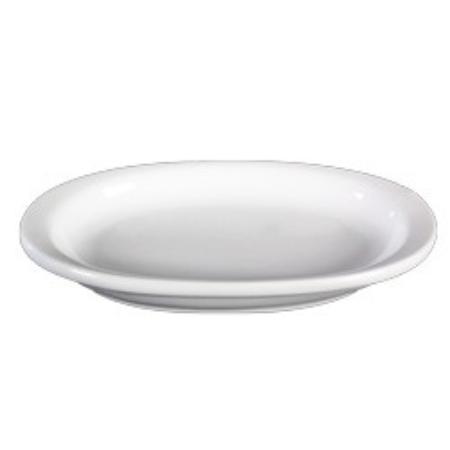 RABANERA OVAL 14X8.5 CMS PORCELANA BLANCA EURODRA