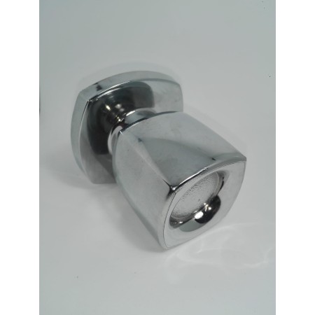 POMO TIRADOR PUERTA PLASTICO ECO CROMO BRILLO 805