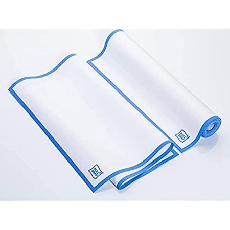 ROLLO ROLLDRAP 40X80 CM.(8) (LARGO) BLANCO FILO AZUL 