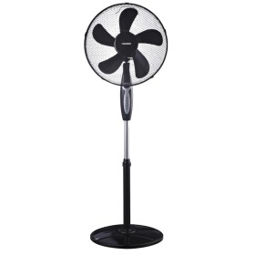 VENTILADOR PIE Ø 40 CM 45 WATT. 3 VELOCIDADES  5 ASPAS GRAN TAMAÑO, 3 VELOCIDADES, CON TEMPORIZADOR.