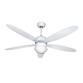 VENTILADOR TECHO Ø 124 CM. 70 WATT. CON LUZ Y MANDO A DISTANCIA 5 ASPAS Y 3 VELOCIDADES. CON TEMPORIZADOR