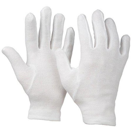 GUANTE BLANCO ALGODON TALLA XL