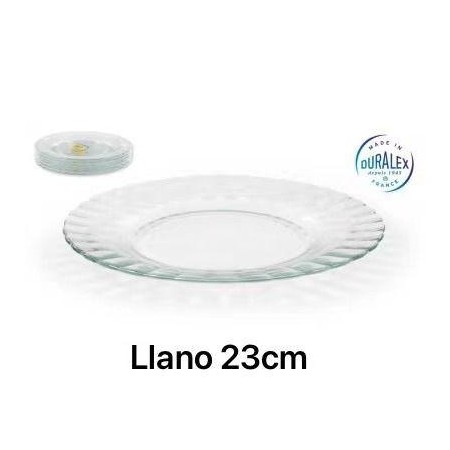 DURALEX PLATO LLANO PARIS 23 CMS.
