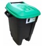 CUBO BASURA RUEDA Y PEDAL 100 LTS.