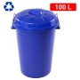 CUBO BASURA COMUNIDAD 100 LTS AZUL PARCHIS