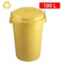 CUBO COMUNIDAD 100 LTS AMARILLO CON TAPA