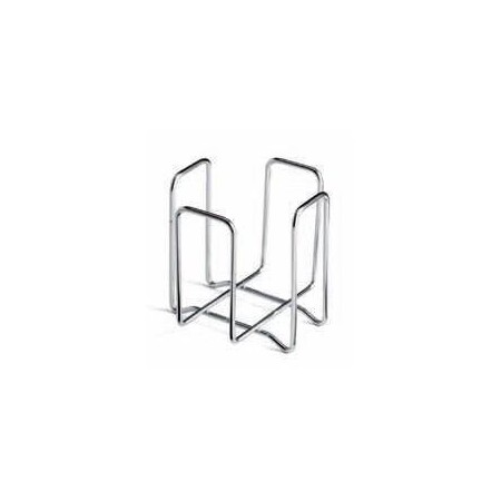 SERVILLETERO 20X20 CIRCUS INOX GRIS 11X11X14 CMS ALTO