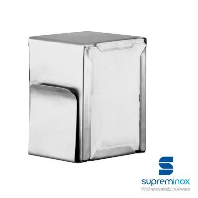 SERVILLETERO CON PORTACARTAS INOX MINISERVICES SUPREMINOX