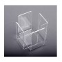 SERVILLETERO PVC TRANSPARENTE 20X20 ALTO 10,5X10 CMS H.