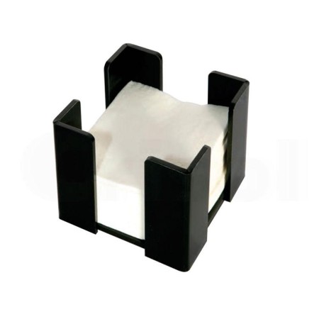 SERVILLETERO PVC NEGRO 20X20 ALTO ENGOMADO NEGRO