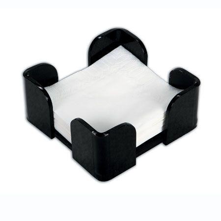 SERVILLETERO PVC PARA 20X20 BAJO ENGOMADO NEGRO