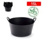 CAPAZO 15 LTS. NEGRO 100% RECICLADO