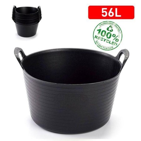 CAPAZO 56 LTS. NEGRO 100% RECICLADO