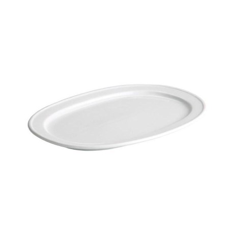 FUENTE BANDEJA WEI 28X17 CMS PORCELANA BLANCA