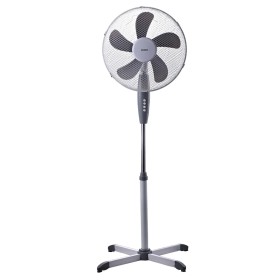 VENTILADOR PIE Ø 40 X 135 CM. 45 W. OSCILACIÓN AUTOMATICA, ALTURA REGULABLE, CABEZAL INCLINABLE, BASE ESTABLE 60X60