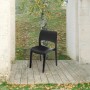 SILLA RESINA KLIK KLAK SIN BRAZOS COLOR ANTRACITA