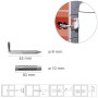 KIT SANITARIO ALCAYATA CON TACO Ø 10 X 50 MM. FIJACIÓN CALENTADORES / TERMOS DE AGUA
