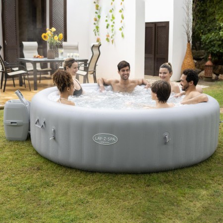 PISCINA SPA LAY-Z-SPA GRENADA Ø 236X71 CM. CON 190 AIRJETS. CALEFACTABLE HASTA 40º, CAPACIDAD 6-8 PERSONAS