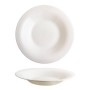 ELBA PLATO HONDO 22 CMS. VIDRIO OPAL BLANCO