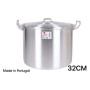 OLLA C/TAPA ALUMINIO 32 CMS - 20 LTS ALT 25CMS