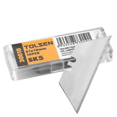 HOJAS TRAPEZOIDALES REPUESTO 61X19MM 10PZS TOLSEN