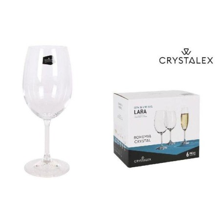 *UNIDAD*COPA VINO CRISTAL BOHEMIA 350CC LARA CRYSTALEX