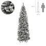 ARBOL DE NAVIDAD 240 CM. SLIM NEVADO (ESTRECHO) 1217 RAMAS PVC