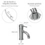 MONOMANDO BIDE DRESDE GRIFO BAÑO, GRIFO ENCIMERA, GRIFO COCINA, GRIFO MEZCLADOR. CARTUCHO CERAMICO Ø 35 MM.