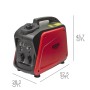 GENERADOR INVERTER GASOLINA SILENCIOSO 1,8 KW MOTOR 4 TIEMPOS. MOTOR 4 TIEMPOS OHV. ESTACIÓN ENERGIA GENERADOR ELEC
