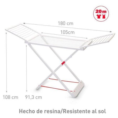 TENDEDERO RESINA BLANCO 20 MTS. RESISTENTE AL SOL