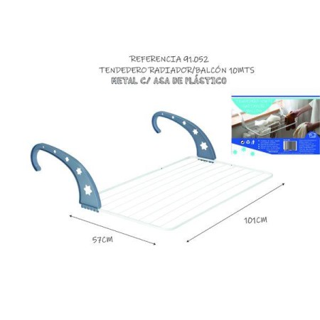 TENDEDERO METAL RADIADOR BALCON 10 MTS.