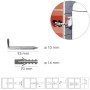 KIT SANITARIO ALCAYATA CON TACO EXPANSIÓN Ø 14 X 70 MM. FIJACIÓN CALENTADORES / TERMOS DE AGUA