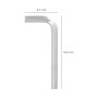 LLAVE ALLEN STANDAR ACERO CROMO VANADIO PROFESIONAL 14 MM. LLAVE HEXAGONAL, LLAVE ALLEN TALLER MECANICA, LLAVE ALLE