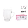 (UNIDAD)TAZA CAFE CRISTAL 250 CC VEGA C6 LAV