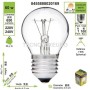TECNOLUX LAMPARA BOMBILLA INCANDESCENCIA ESFERICA CLARA E27 60W