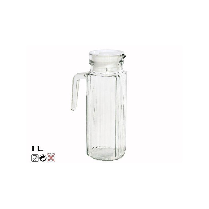 IBILI 904609 Jarra Da Servire Bianca 0,75 LT – Acciaio Inossidabile Elegante, Perfetta Per Tavola