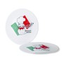 PLATO PIZZA 33 CMS. VIDRIO OPAL BLANCO ITALIAN CHEF