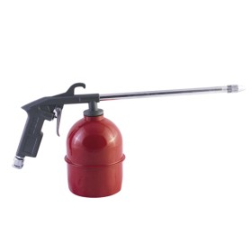 PISTOLA PETROLEAR NEUMATICA CON DEPOSITO INFERIOR Y ADAPTADOR RAPIDO, PISTOLA LIMPIEZA MOTORES, PISTOLA PETROLEAR N