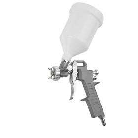 PISTOLA PINTAR NEUMÁTICA CON DEPÓSITO SUPERIOR 0,6 LITROS, CON ADAPTADOR RAPIDO