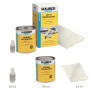 KIT REPARACIÓN RESINA POLIESTER 750 ML CON ENDURECEDOR Y FIBRA DE VIDRIO