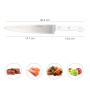 CUCHILLO HUSKY COCINA 20 CM. HOJA ACERO INOXIDABLE, CUCHILLO CARNE, CUCHILLO PESCADO, CUCHILLO CHEF, MANGO ERGONOMI