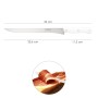 CUCHILLO HUSKY JAMONERO 25 CM. HOJA ACERO INOXIDABLE, CUCHILLO JAMON, CUCHILLO CORTAR JAMON MANGO ERGONOMICO BLANCO