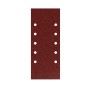 LIJA RECAMBIO CON VELCRO 115X280 MM. CON AGUJEROS GRANO  80 (10 PIEZAS)