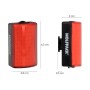 LUZ LED TRASERA PARA BICICLETA / PATINETE 120 LUMENES (8 MODOS) BATERIA RECARGABLE USB